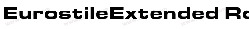 EurostileExtended Ro字体转换